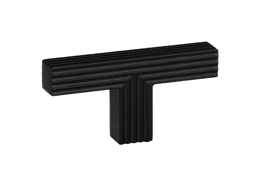 Matt Black TBar Knob Handle (Pair) Atlanta Bathrooms