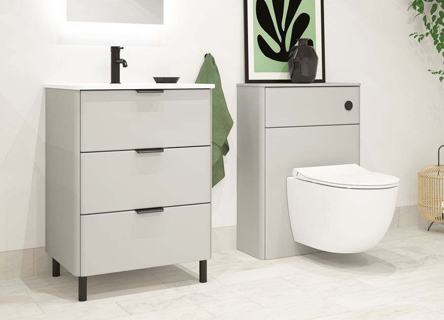 Evolve - Pearl Grey - Atlanta Bathrooms