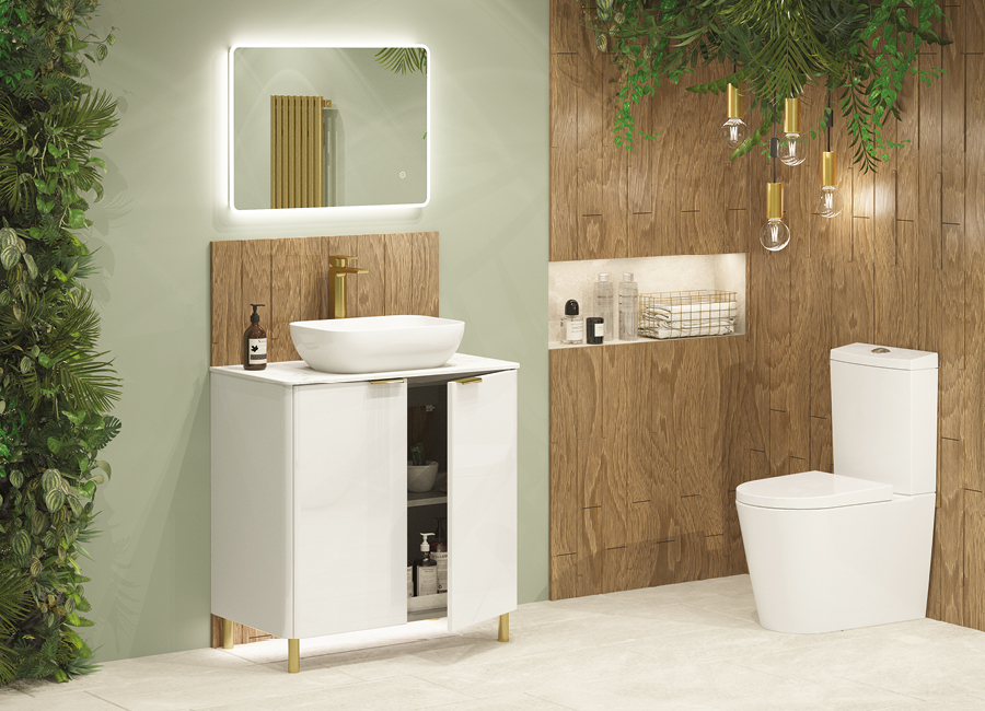 Evolve - White Gloss - Atlanta Bathrooms