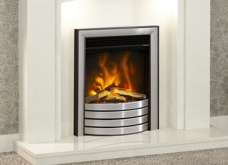 16" Pryzm Devotion Trim Pryzm 16" inset electric fire. Remote